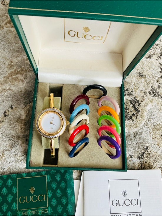 Gucci Accessories - Gucci DRESSY Bangle Watch set with Interchangeable bezels❤️‍🔥❤️‍🔥❤️‍🔥